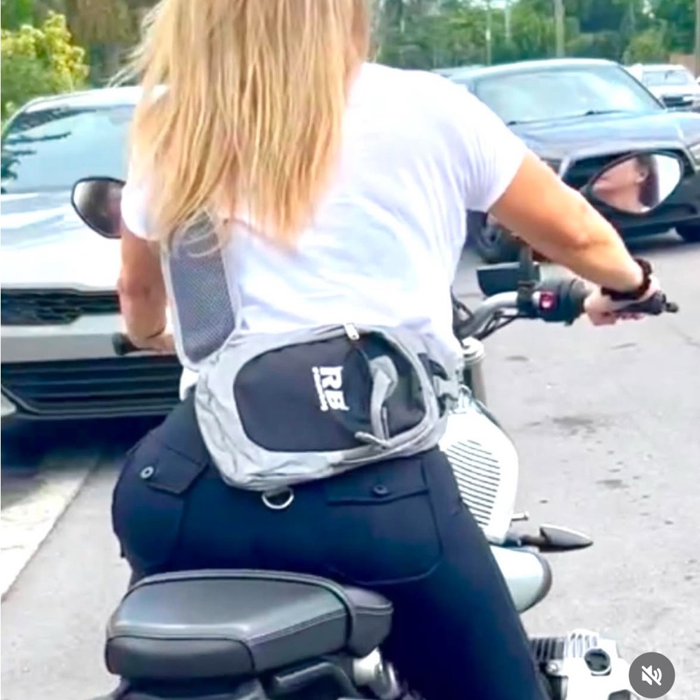 RB Cross Body Reflective Moto Bag - Picture 2 of 5
